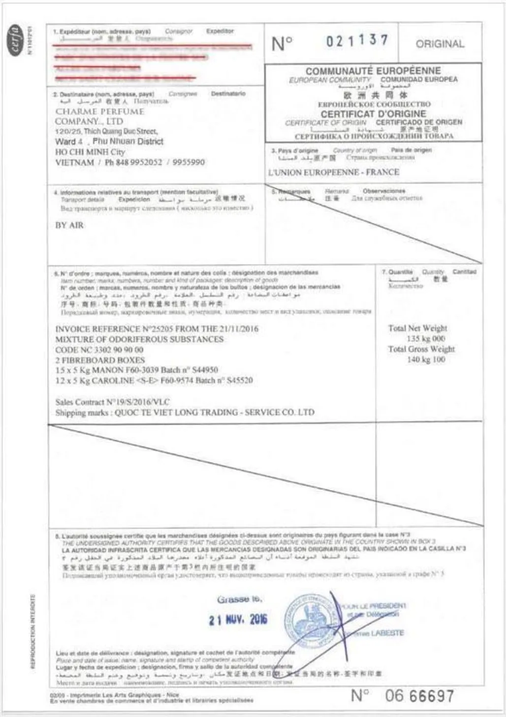 Nước hoa Charme pha chế và nhập tinh dầu 100% từ Pháp