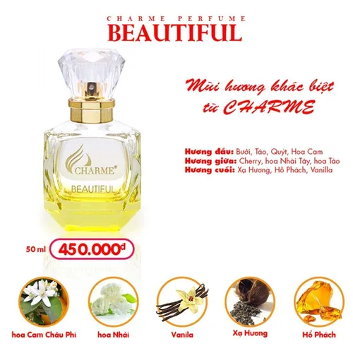 Nước hoa Nữ Charme Beautiful 50ml