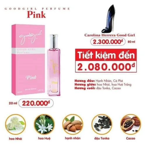 Nước Hoa Nữ Charme Good Girl Perfume 20ml