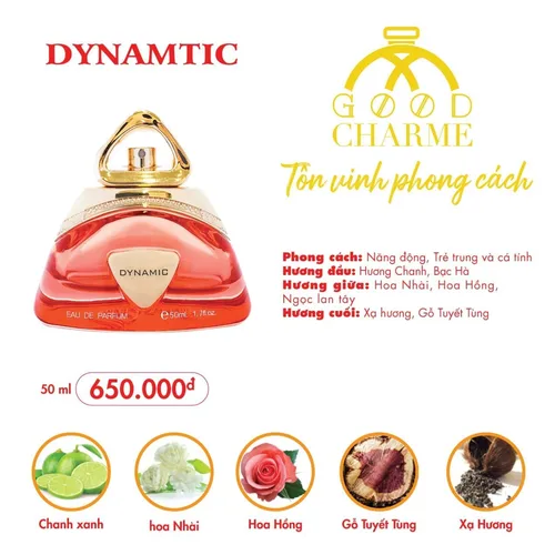Nước Hoa Nữ Charme Dynamic 50ml