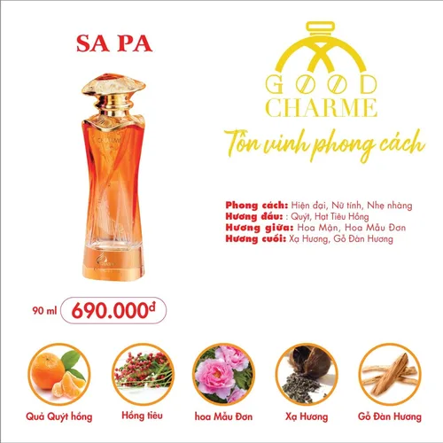 Nước Hoa Nữ Charme Sapa 90ml