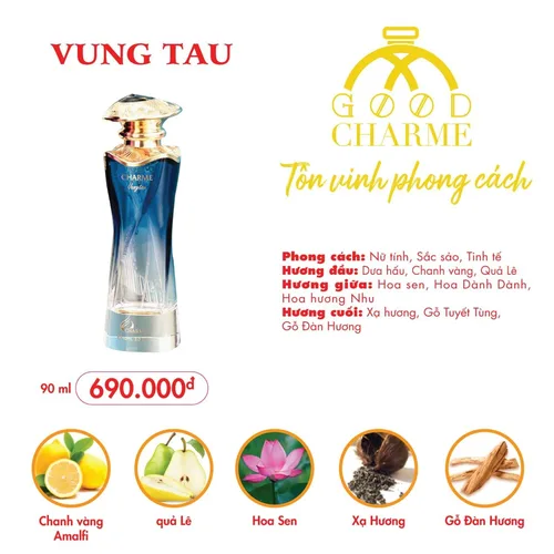 Nước Hoa Nữ Charme Vũng Tàu 90ml