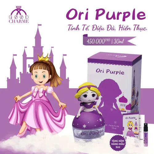 Nước Hoa Trẻ Em Charme Ori Purple 30ml