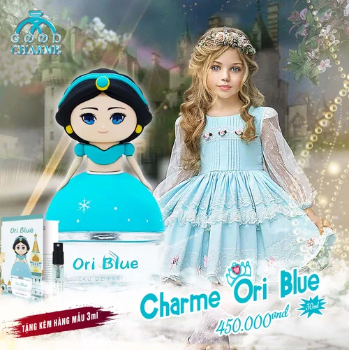 Nước Hoa Trẻ Em Charme Ori Blue 30ml