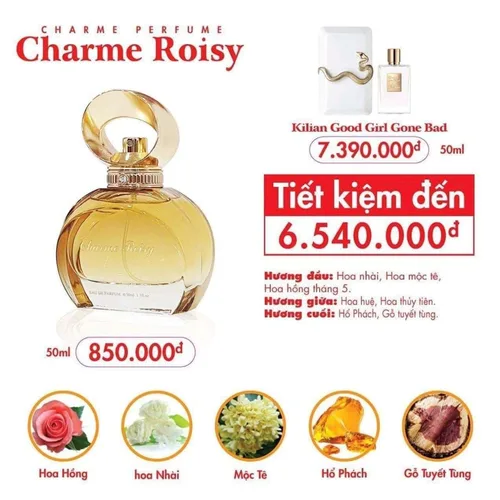 Nước hoa Nữ Charme Roisy 50ml