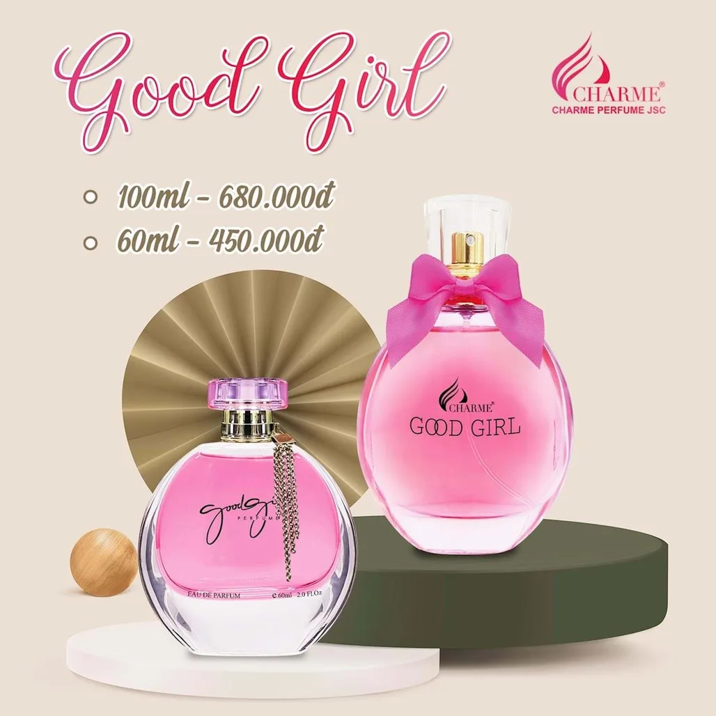 Charme Good Girl - Top những chai nước hoa bán chạy nhất mùa thu đông.
