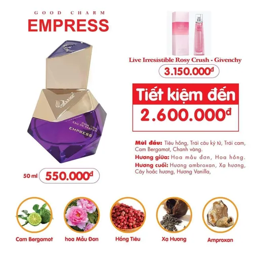 Nước Hoa Nữ Charme Empress 50ml