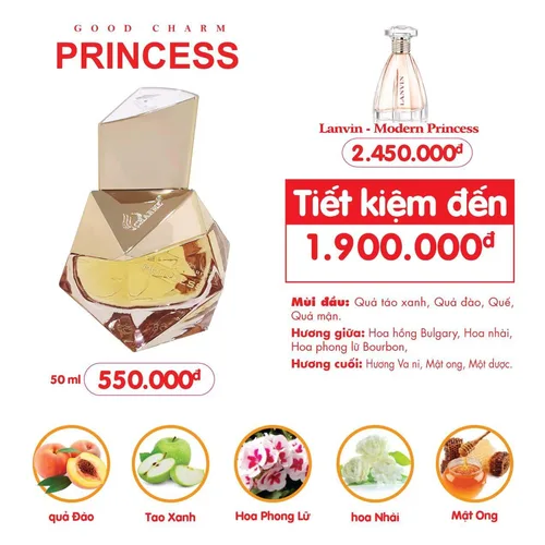 Nước Hoa Nữ Charme Princess 50ml