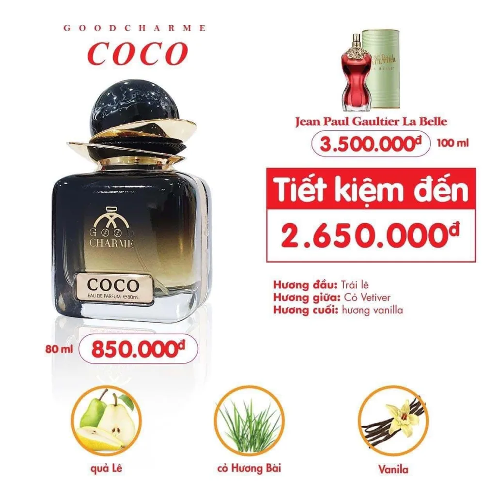 GoodCharme Coco Đen 10ml