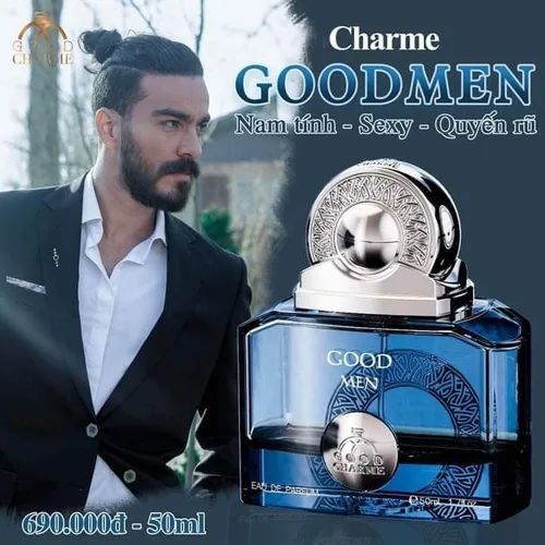 Nước Hoa Nam Good Charme Good Men 50ml (Màu Xanh)