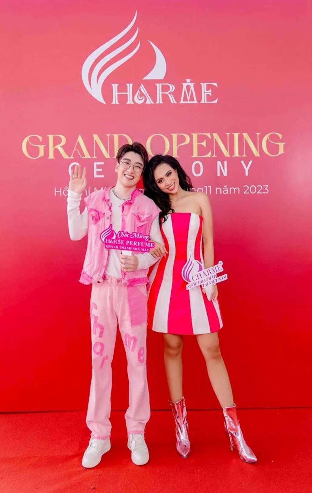 20 Hoa Hậu, Nghệ Sỹ Diễn Viên Có Mặt Chúc Mừng Khánh Thành Nhà Máy Sản Xuất Nước Hoa Charme Perfume