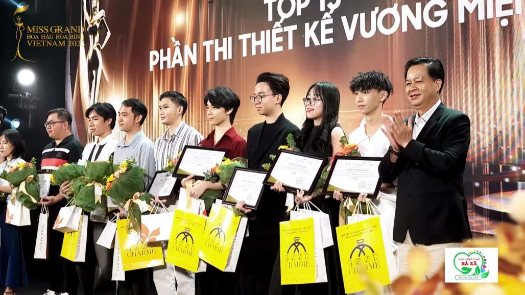 Goodcharme “Đem Hương Tô Sắc” Tại Họp Báo Công Bố Vương Miện Miss Grand Vietnam 2023