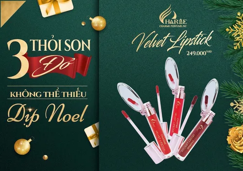 Ba Sắc Son Đỏ Nổi Bật Dành Cho Dịp Giáng Sinh 2023