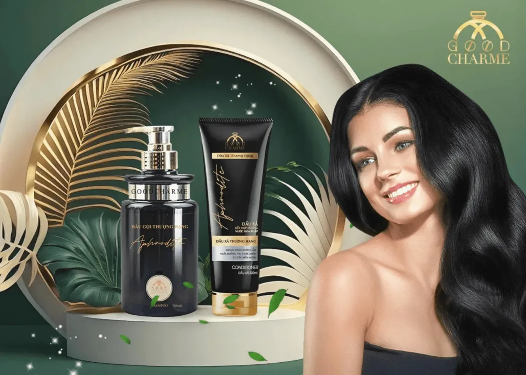Combo Dầu Gội - Dầu Xả Thượng Hạng Aphrodite - Black