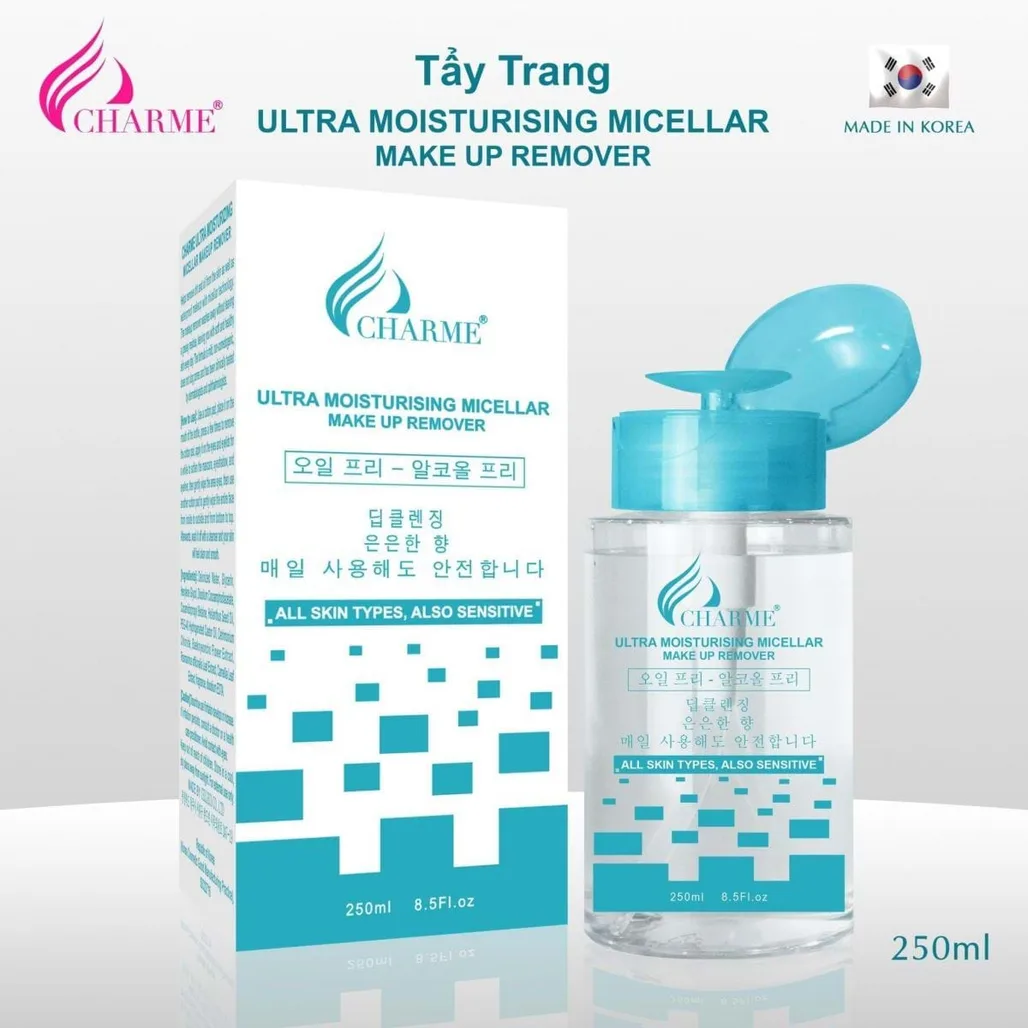 Sức Hút Của Tẩy Trang Charme Ultra Moisturising Micellar Make Up Remover