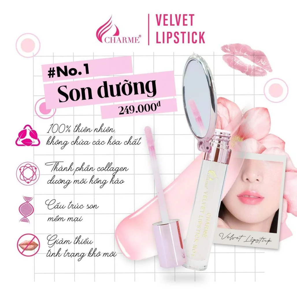 Có Gì Trong Bộ Sưu Tập Son Cực Hot Charme Velvet Lipstick?