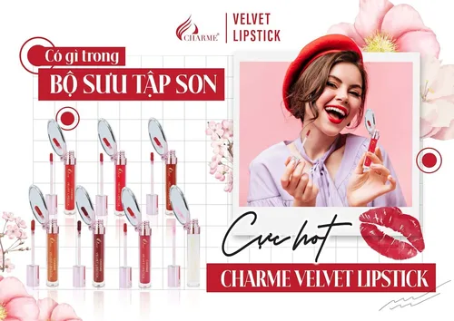 Có Gì Trong Bộ Sưu Tập Son Cực Hot Charme Velvet Lipstick?