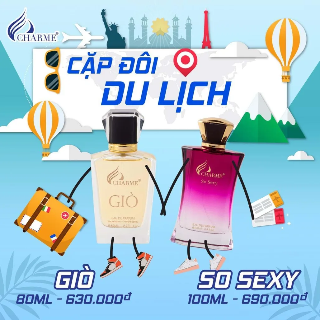 Gợi Ý Combo Nước Hoa Charme Dành Cho Các Cặp Đôi