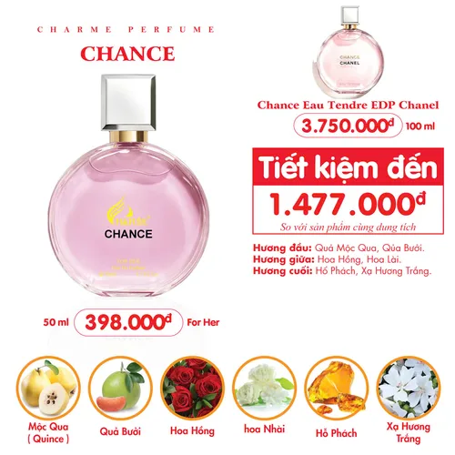 Nước hoa Nữ Charme Chance 50ml