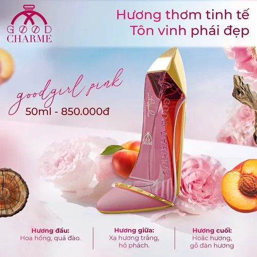 Nước Hoa Nữ Good Charme Good Girl 50ml [Phiên Bản Hồng 2025]