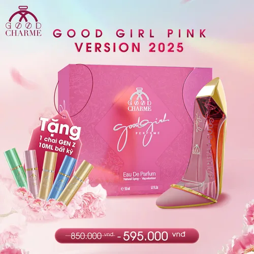 Nước Hoa Nữ Good Charme Good Girl 50ml [Phiên Bản Hồng 2025]