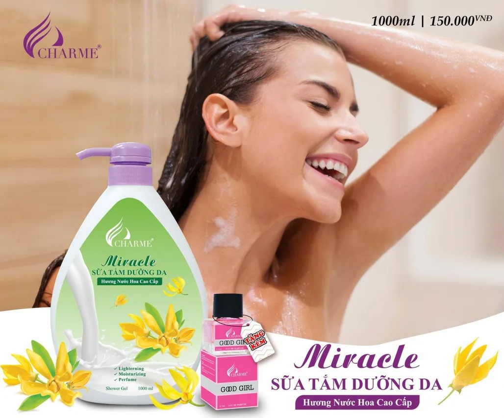 Sữa tắm MIRACLE - Hương Ngọc Lan Tây
