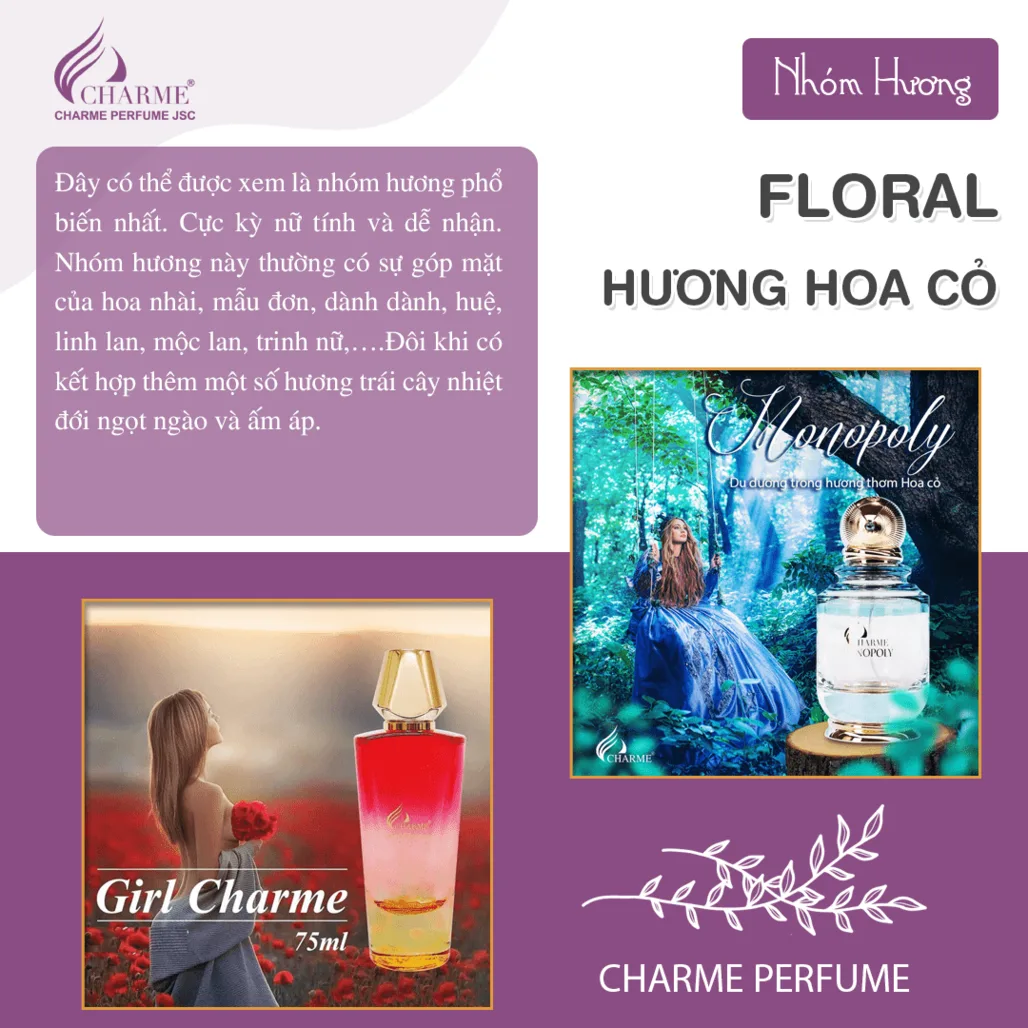 7 nhóm hương cơ bản của nước hoa