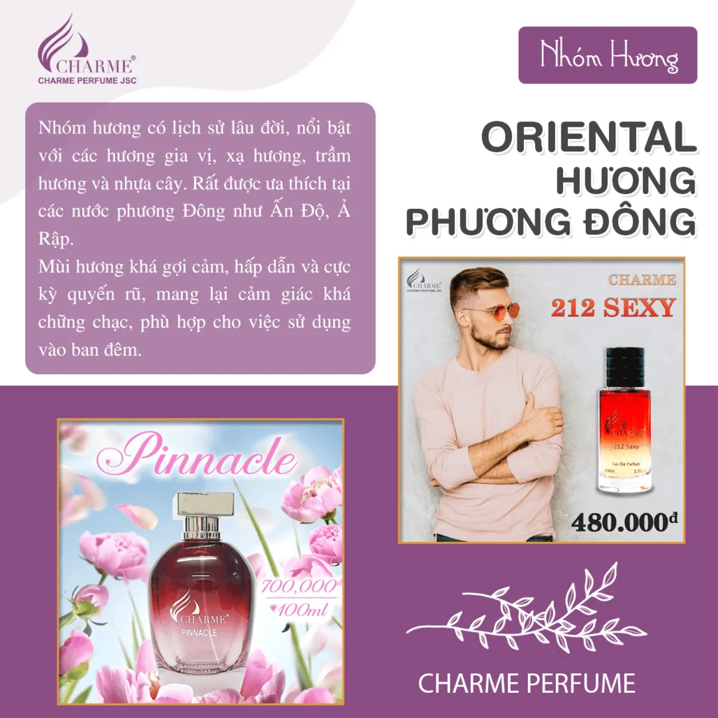 7 nhóm hương cơ bản của nước hoa