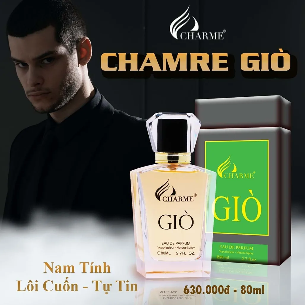nước hoa nam charme giò