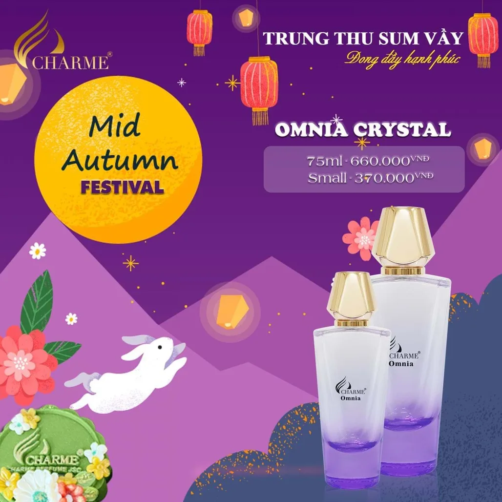 Charme Omnia Crystal - “Nàng thơ” với vẻ nhẹ nhàng, thuần khiết đã chiếm trọn biết bao trái tim của những chàng thi sĩ si tình.