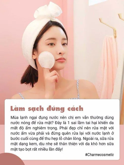 Để da mặt không khô khốc sần sùi mùa lạnh, đây là 6 quy tắc chị em cần nắm