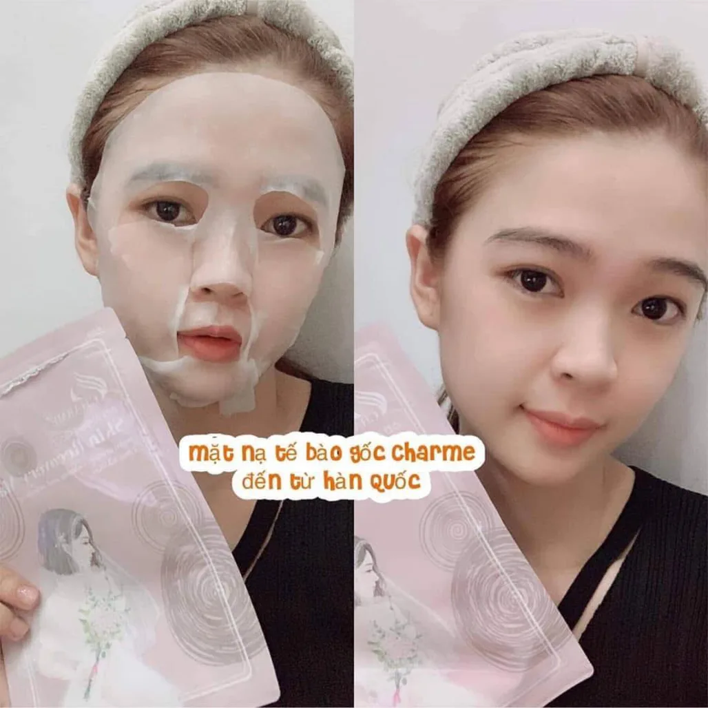 Đắp mặt nạ giấy dưỡng da cũng là cả một nghệ thuật