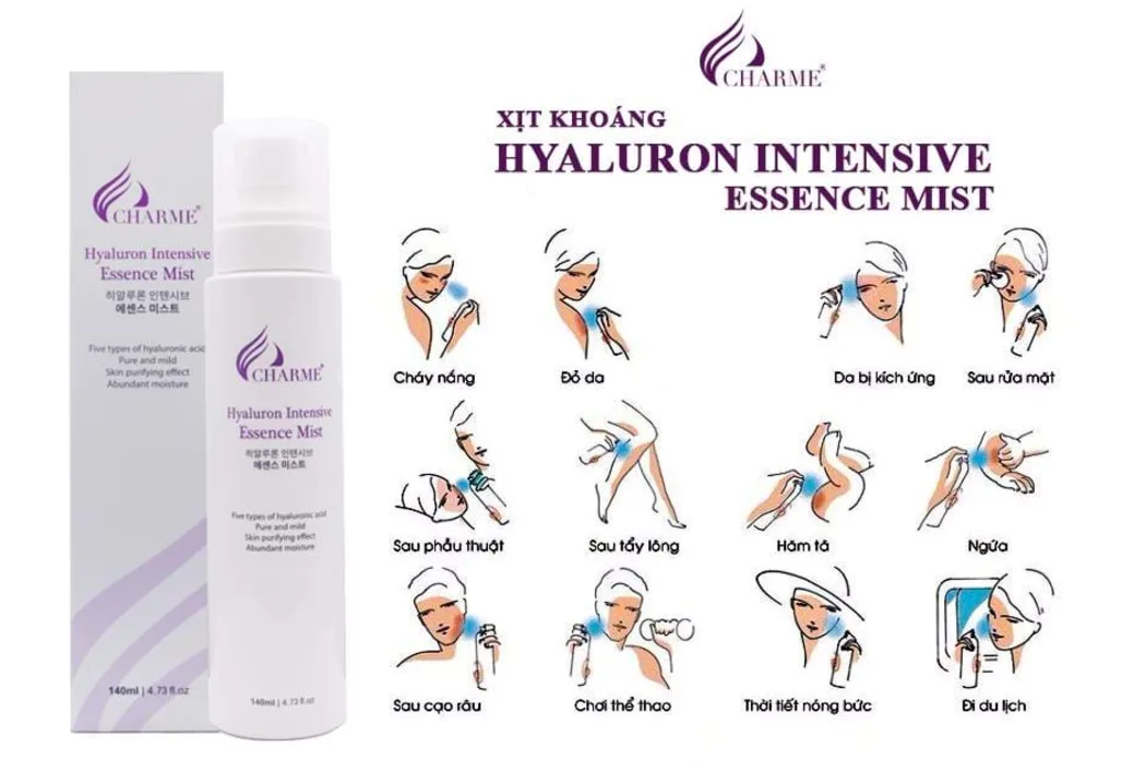 Nước xịt khoáng có tác dụng gì cho da mặt và dùng xịt khoáng như thế nào??