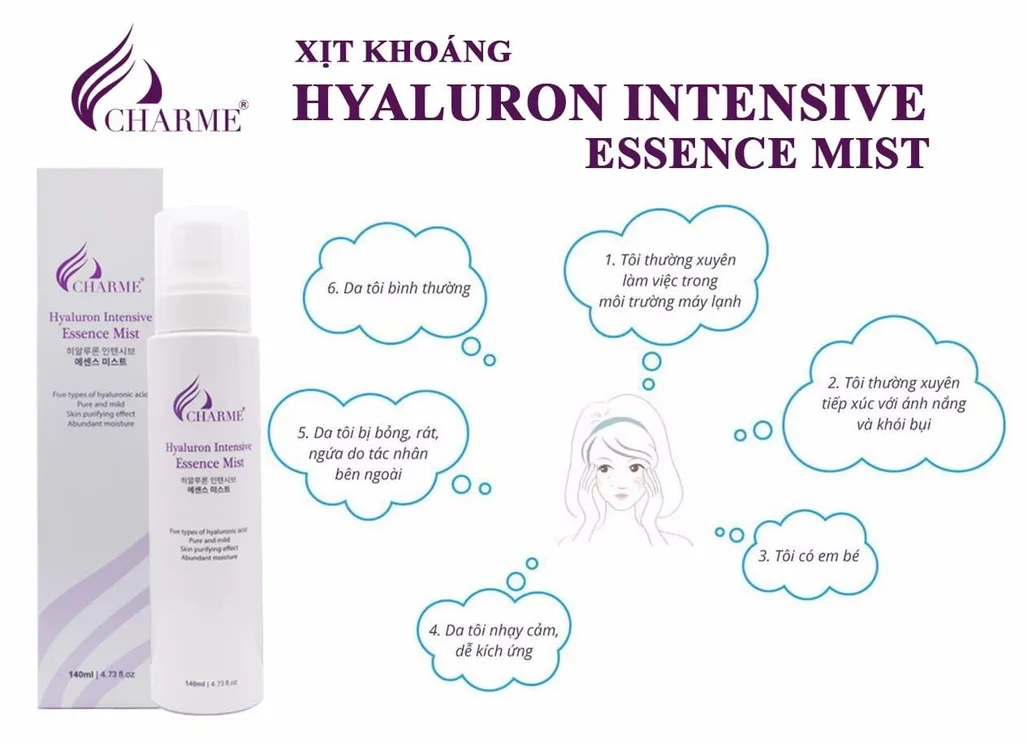 Nước xịt khoáng có tác dụng gì cho da mặt và dùng xịt khoáng như thế nào??