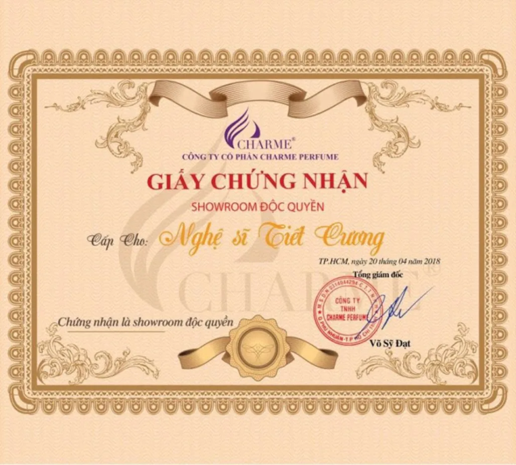 Nghệ sĩ Tiết Cương trở thành đại lý của Charme