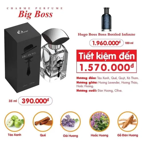Nước hoa Nam Charme Big Boss 35ml