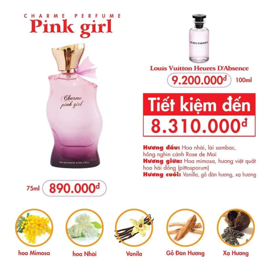 Charme Pink Girl 75ml